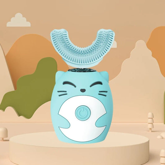 Sonic Electric Toothbrush Kids U - shaped Smart 360 Degrees Ultrasonic - BabyHaven