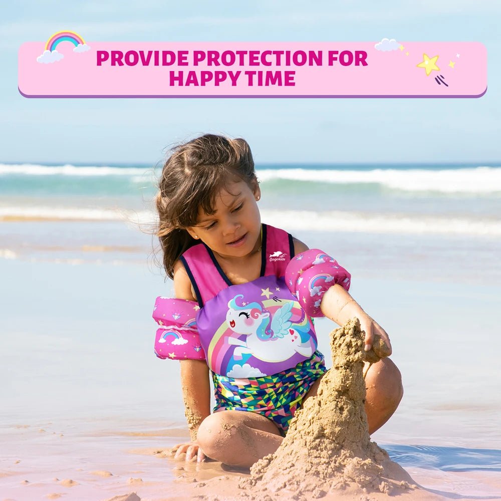Swim Buoyancy Vest Baby Swim Vest Swimming Ring Tube For Kids Swimming Arm Rings Life Jacket Flosat Water Play Equipment - BabyHaven