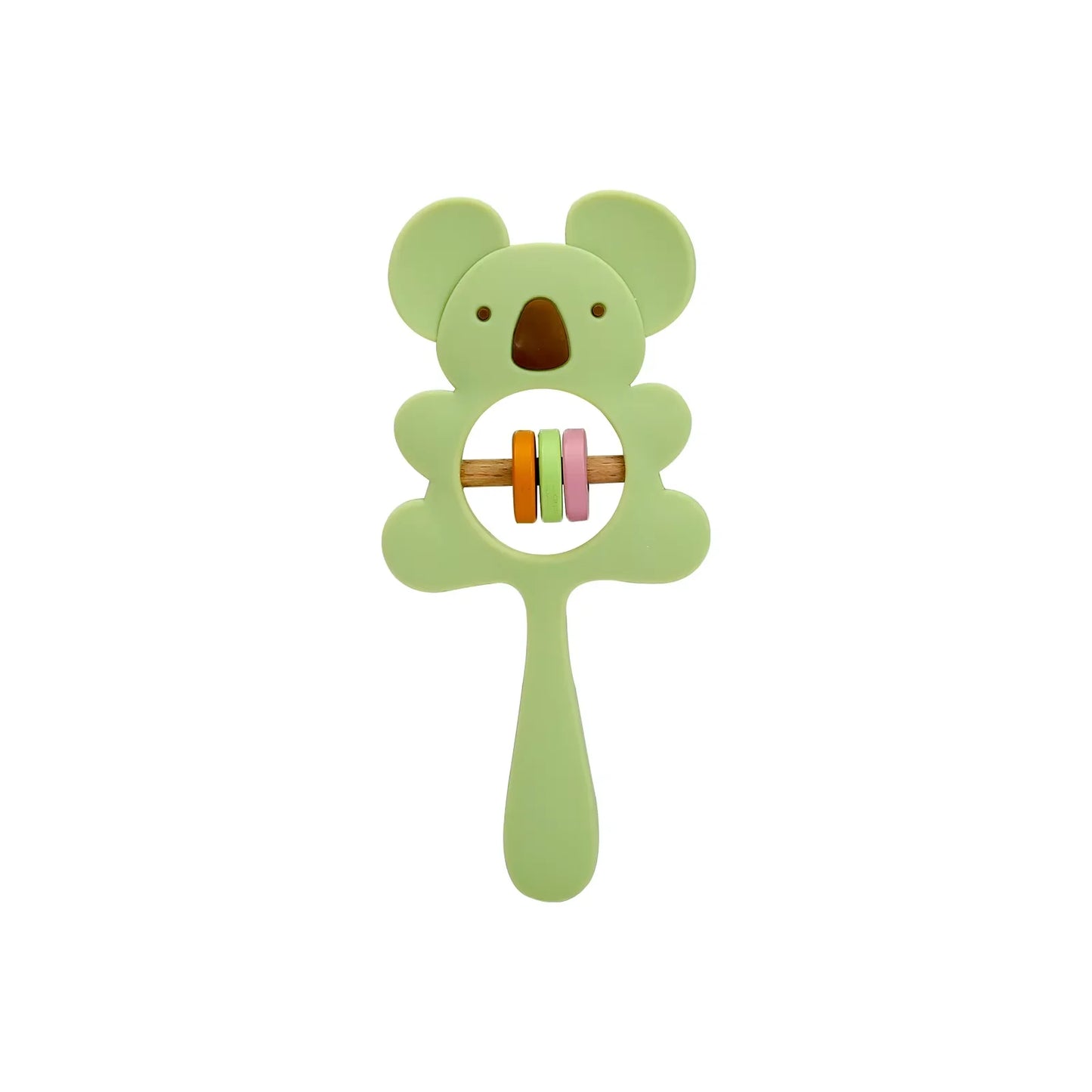 1PC Silicone Teether Koala Elephant Rattles BPA Free Toys - BabyHaven