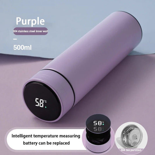 Smart Digital Water Bottle Keeps Cold And Heat Thermos - BabyHaven
