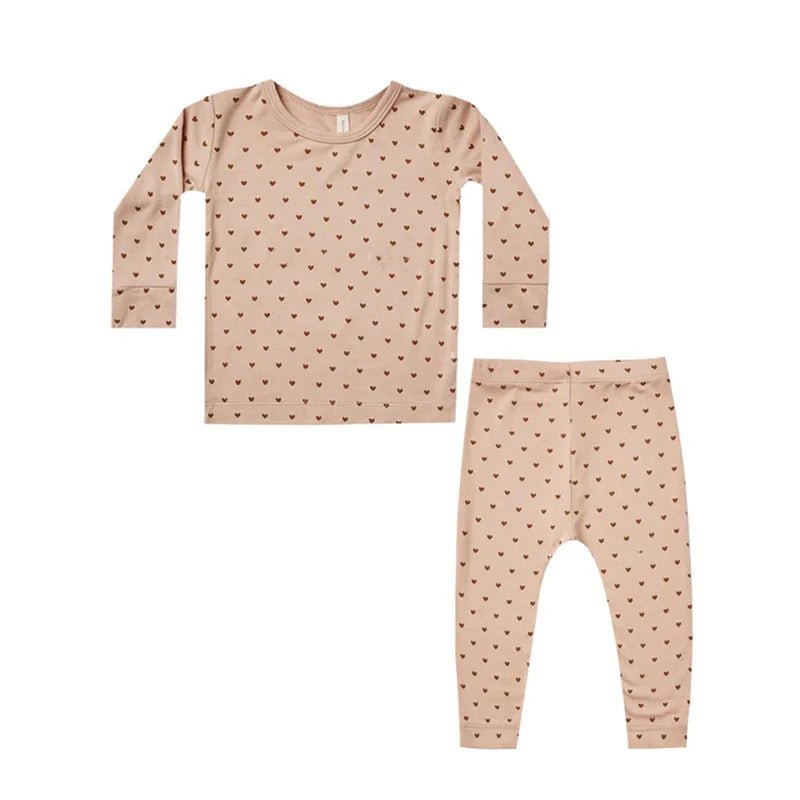 Newborn Kid baby Boys Girls Clothes set Long Sleeve Print T Shirt Top and Pant suit Homewear ModaL Cute 2pcs Outfits set - BabyHaven