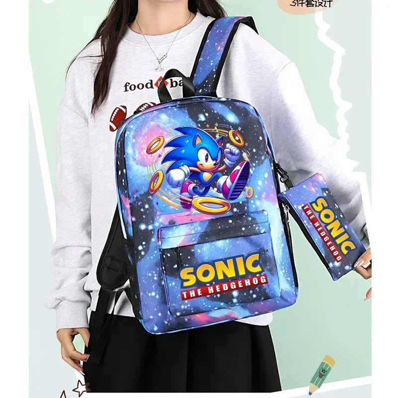 Sonics Backpack Lovely Student Schoolbag Large Capacity Knapsacks - BabyHaven