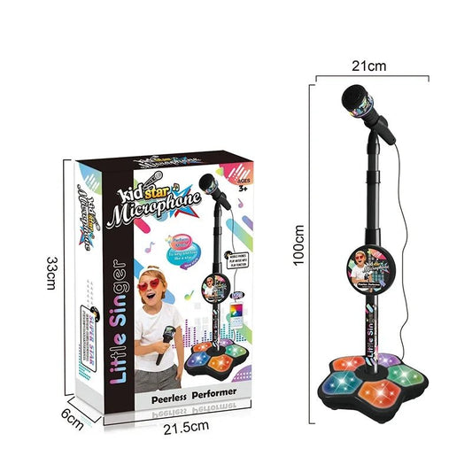 Kids Microphone with Stand Karaoke Educational Music Toy - BabyHaven