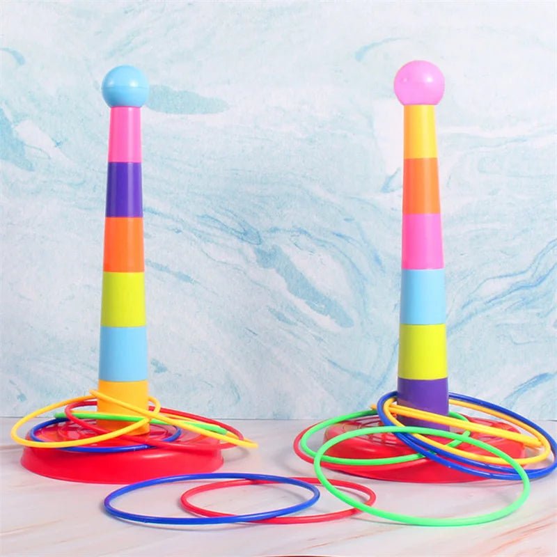 Children Throw Circle Game Ferrule Stacked Toys Fun Indoor Outdoor Parent - Child Interactive - BabyHaven