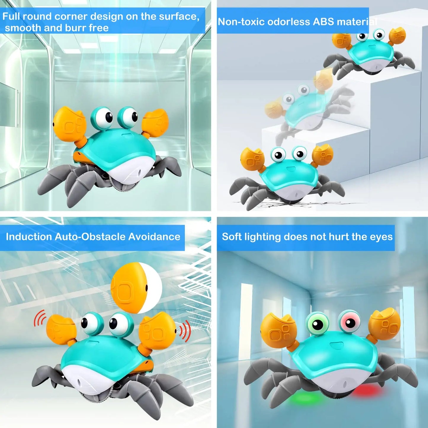 Kids Induction Escape Walking Crab Octopus Toy For Toddlers - BabyHaven