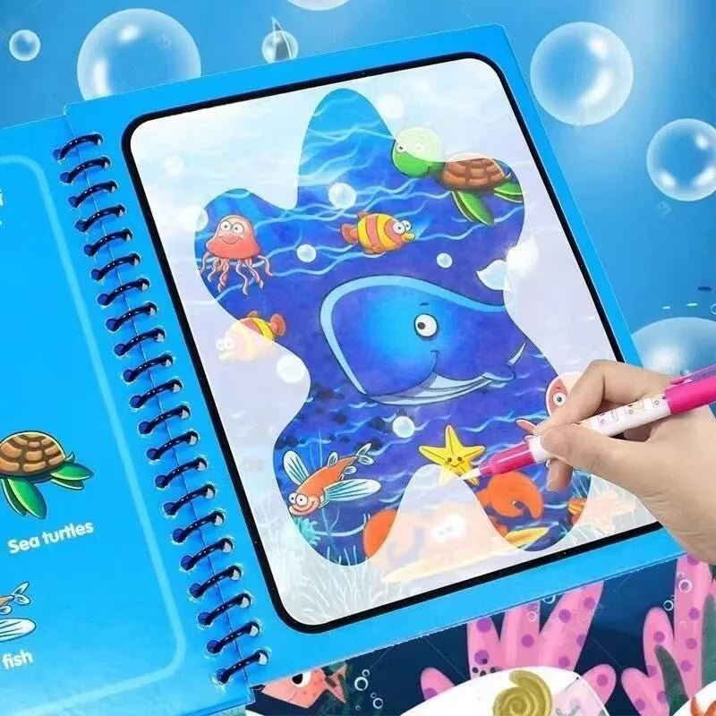 Coloring Books Baby Magic Water Book Montessori Toys - BabyHaven