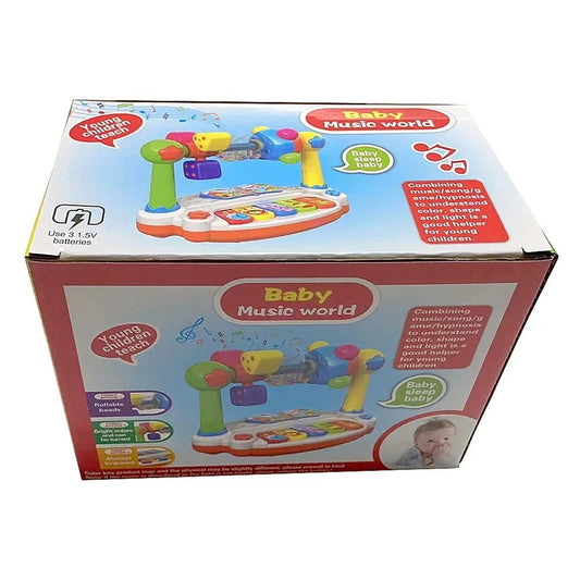 Baby Piano Toys Kids Rotating Music Piano Keyboard - BabyHaven