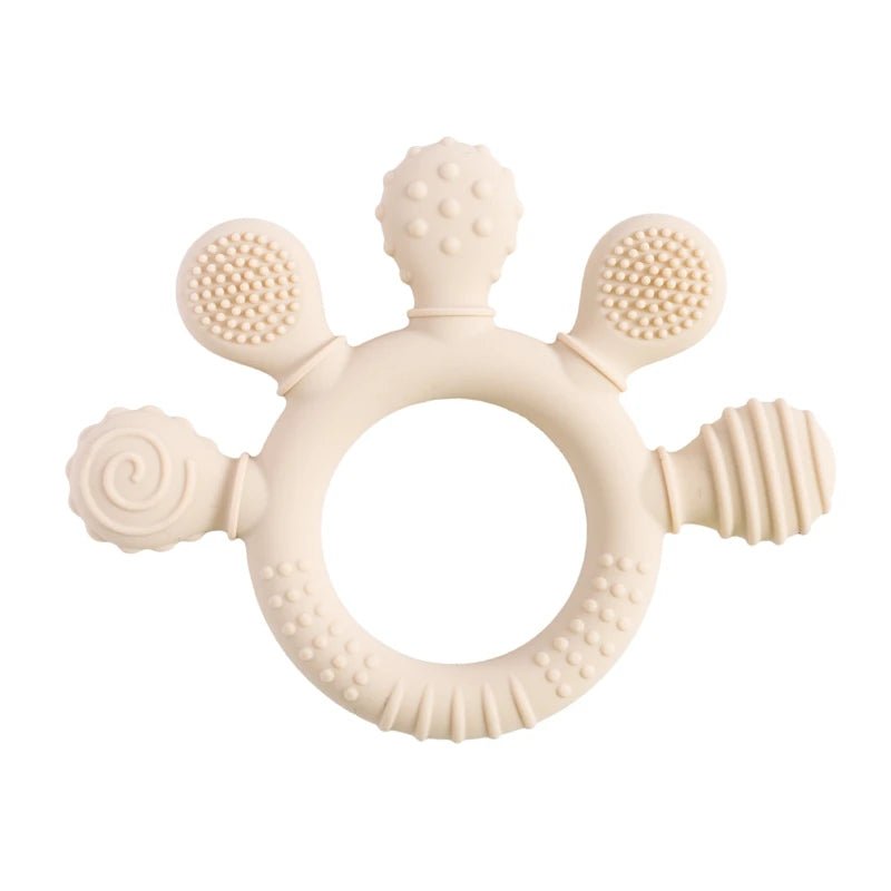1pc Silicone Teether Food Grade Baby 0 - 12 Toys for Toddlers - BabyHaven