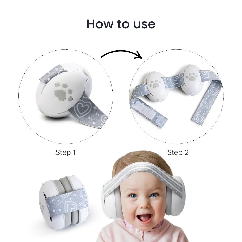 Infant Earplugs Hearing Protection Noise Canceling Headset - BabyHaven