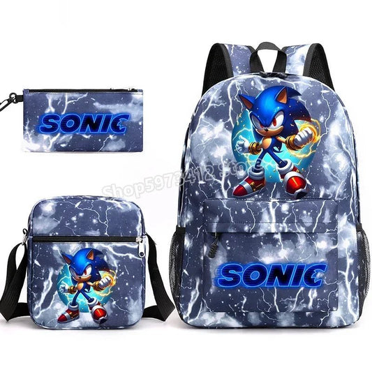Sonics Backpack Lovely Student Schoolbag Large Capacity Knapsacks - BabyHaven