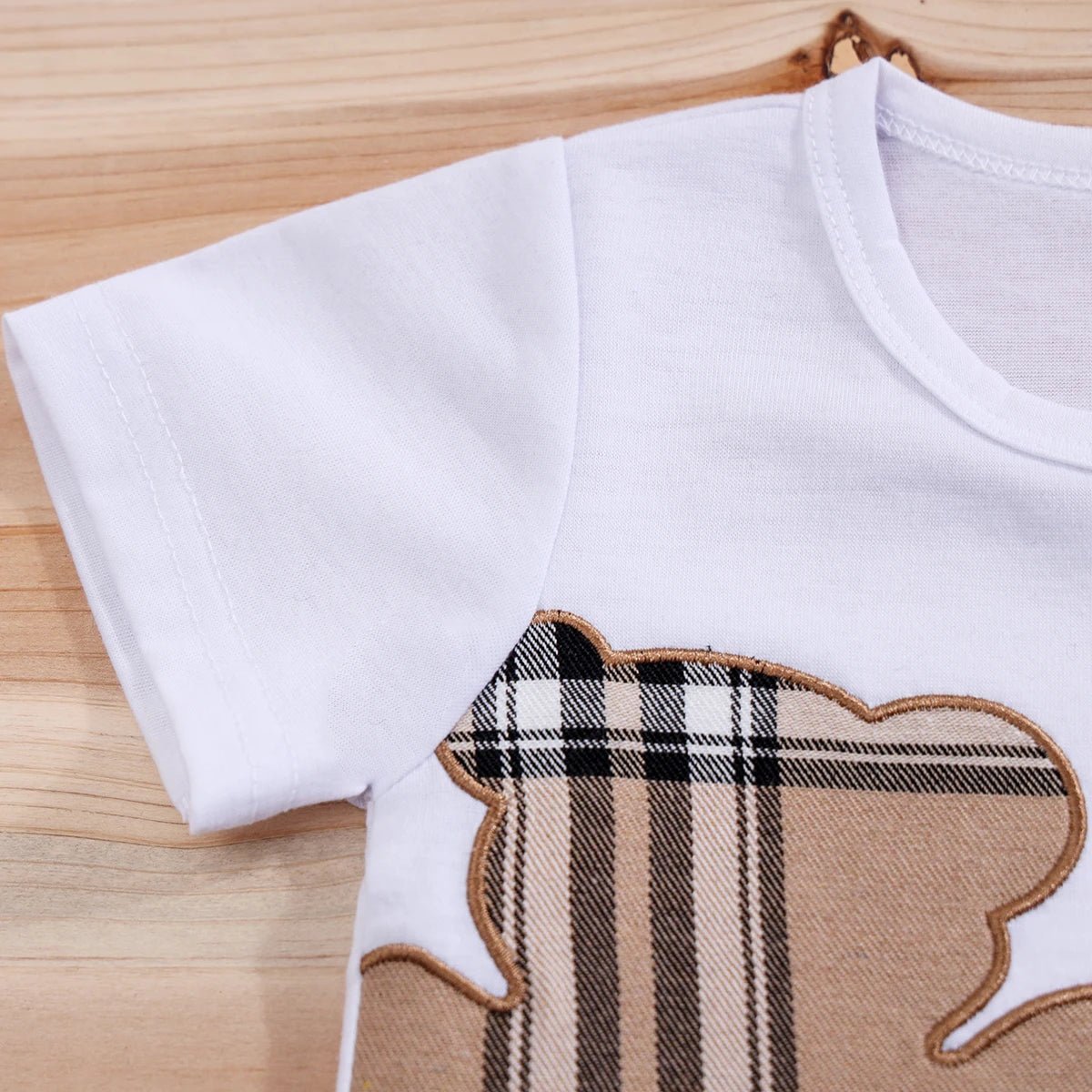 Baby Clothes Set Infant Tees Shorts Cute Bear - BabyHaven