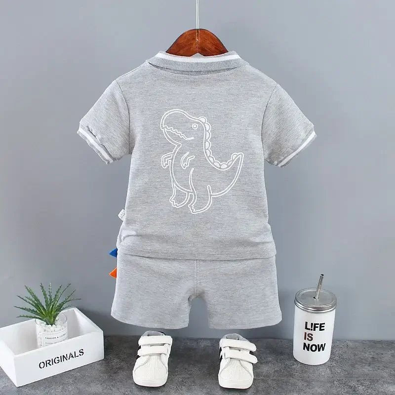 Summer Outfits for Baby Boys Dinosaur Sets - BabyHaven