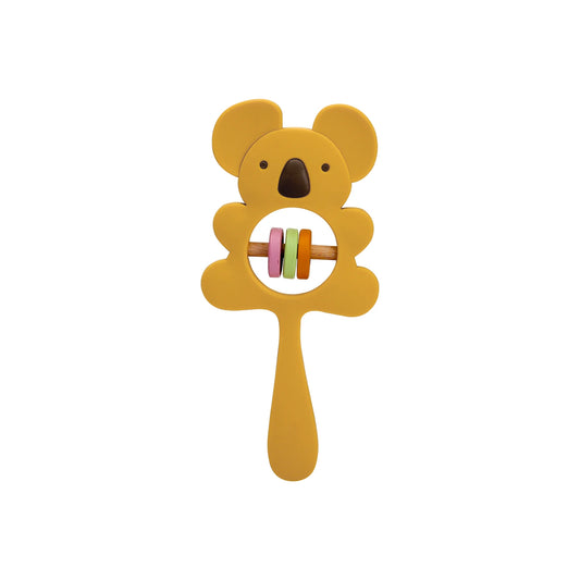 Baby Dinosaur teether Silicone baby toys 0 12 months newborn things Gloves Anti - lost Toys Soft material Silicone baby teether - BabyHaven