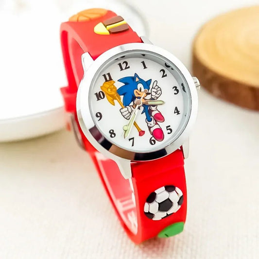 Sonic The Hedgehog Children's Watch Silicone Wtrap Quartz Watch - BabyHaven
