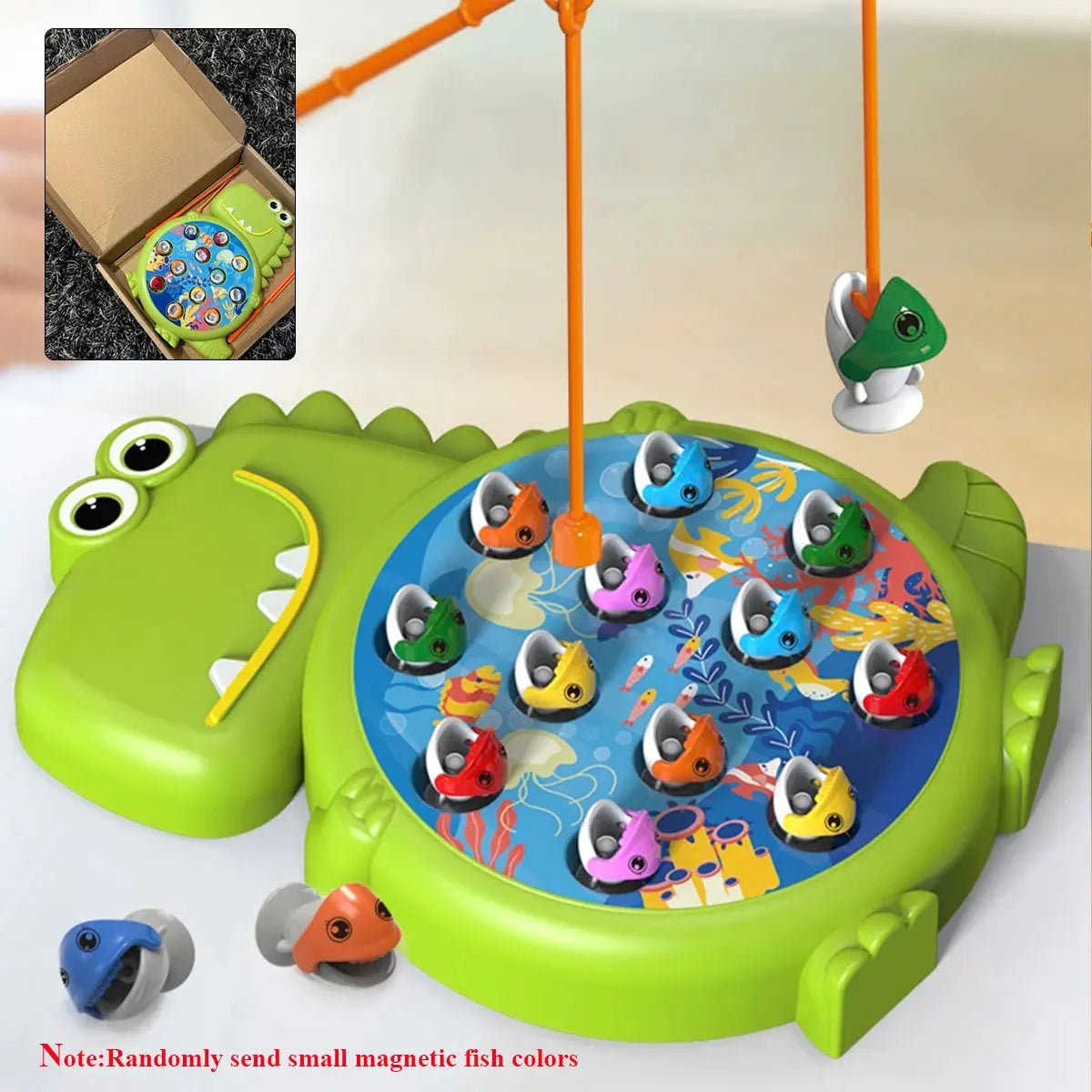 Dinosaur Magnetic Fishing Toys Play Rod Game for Kids - BabyHaven