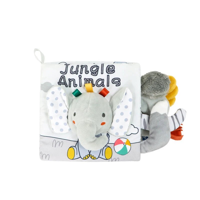 Quiet Book for Toddler Animal Cognitive Fabric Activity - BabyHaven
