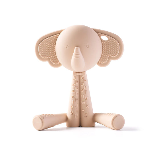 Baby Teether Silicone Teething Toys for Infant Baby Acessories 0 12 Months Baby Silicone Baby Toys Teether Gum Cartoon Rattle - BabyHaven