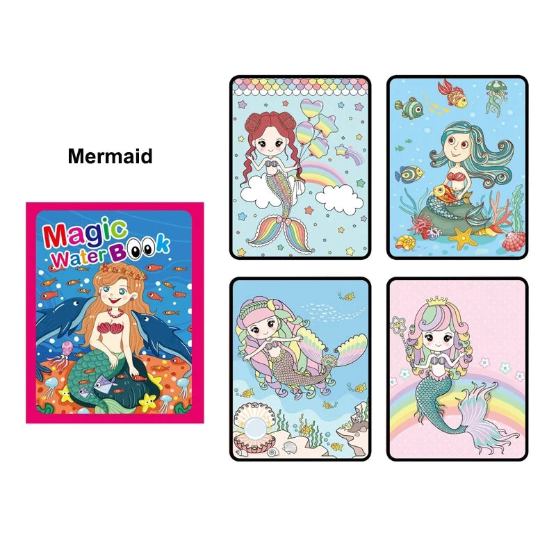 Coloring Books Baby Magic Water Book Montessori Toys