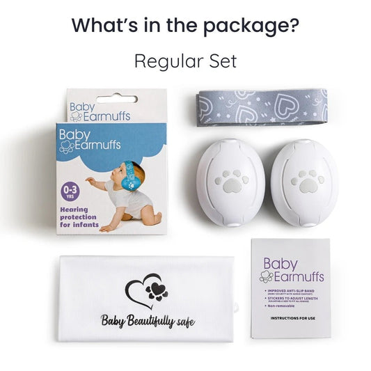 Infant Earplugs Hearing Protection Noise Canceling Headset - BabyHaven