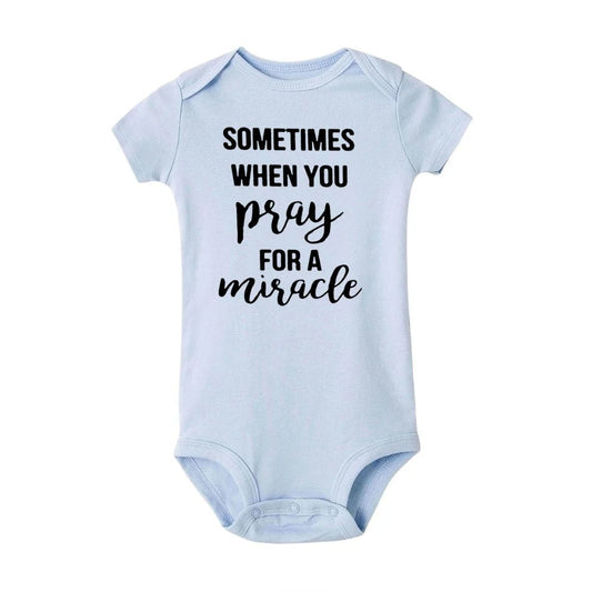 Twins Newborn Baby Bodysuit Summer Infant Short Sleeve Jumpsuit Unisex Pregnancy Announcement Gift - BabyHaven