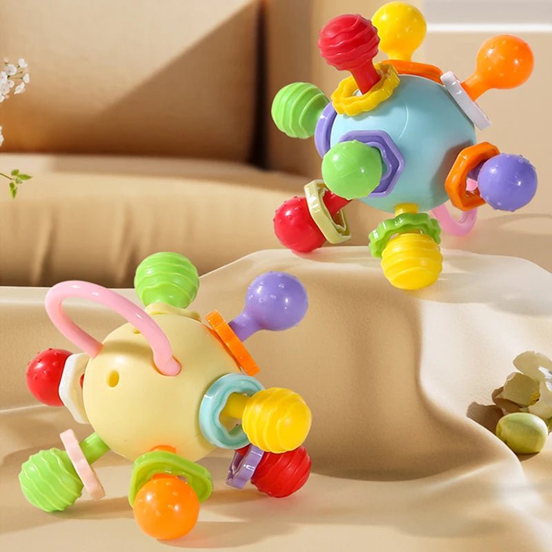 Montessori Toy Rubber Textured Multi Tactile Touch Balls - BabyHaven