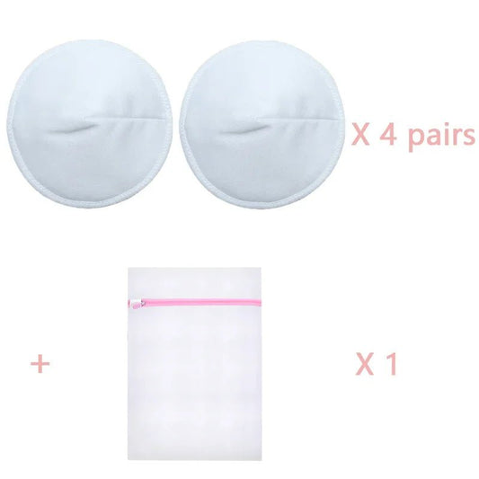 4 Pairs High Quality Reusable Nursing Pads for Women - BabyHaven
