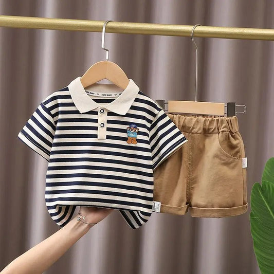 Baby Boys Clothing Sets T-shirt + Shorts Summer Outfits - BabyHaven