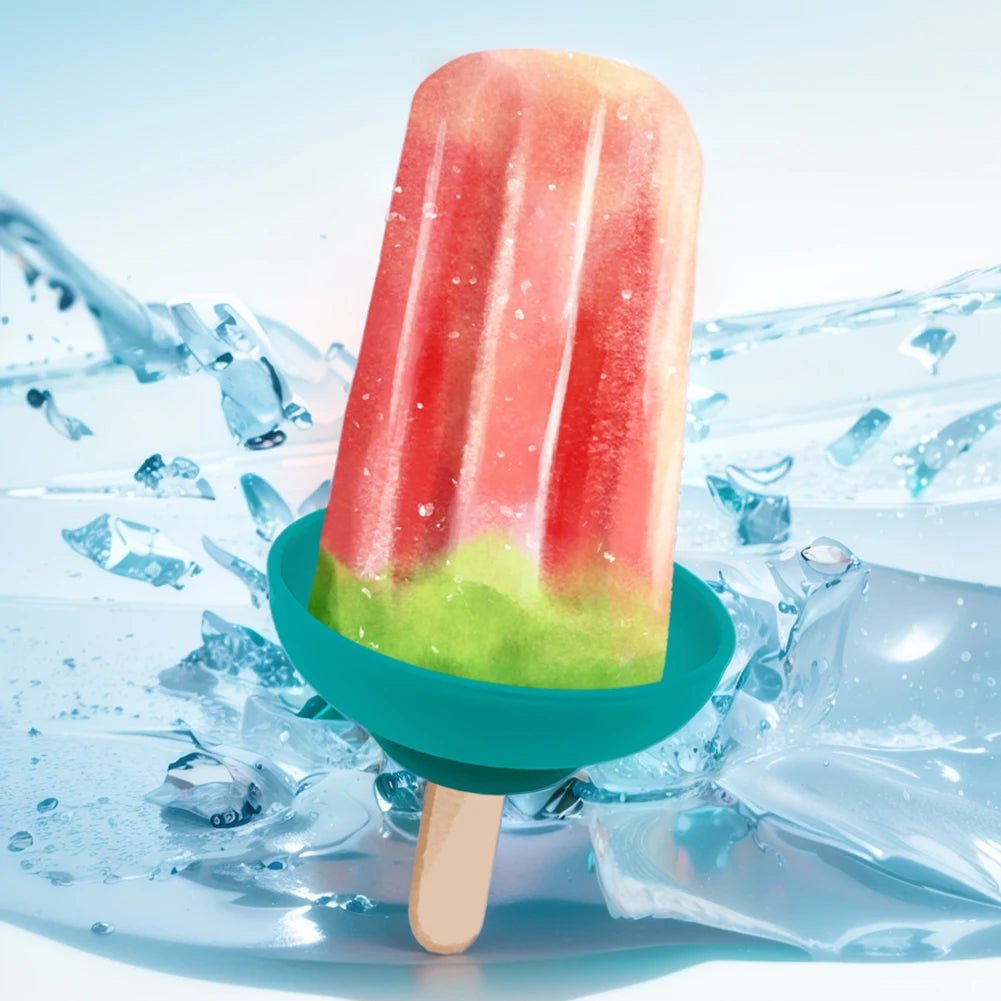 Drip Proof Popsicle Rack Silicone Anti Drip Ice Cream Bracket Reusable Portable Popsicle Protector for Kids - BabyHaven