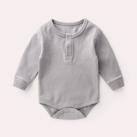 Baby Boys Girls Rompers Cotton Long Sleeve Solid Knitted Jumpsuit Infant Clothing Autumn Newborn One Piece Baby Clothes - BabyHaven