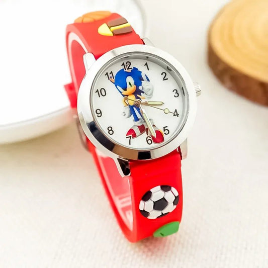 Sonic The Hedgehog Children's Watch Silicone Wtrap Quartz Watch - BabyHaven