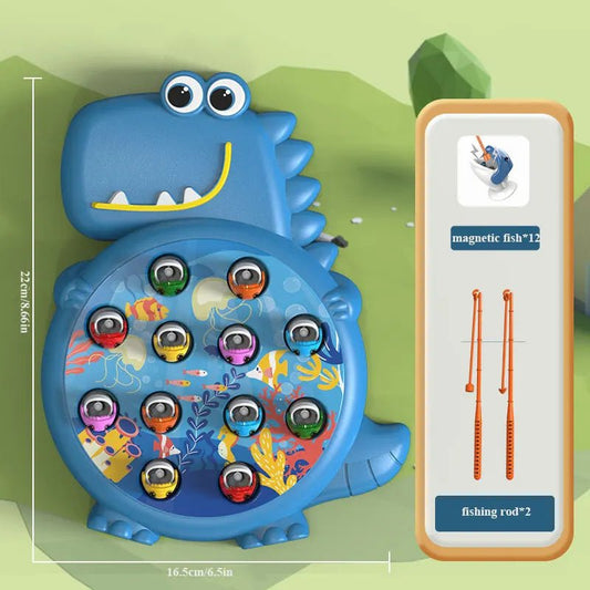Dinosaur Magnetic Fishing Toys Play Rod Game for Kids - BabyHaven