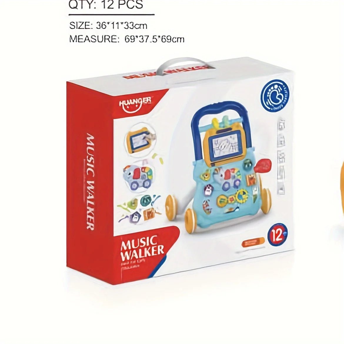 Baby Walker 2 - in - 1 For Interactive Learning And Fun - BabyHaven
