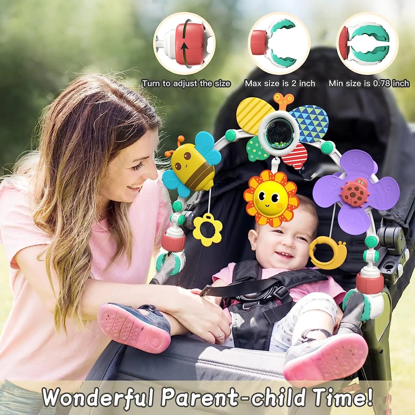 Baby Stroller Toy For Bed Mobile Infant Crib Rattles Newborn Baby Bed Hanging Rattle Baby Car Educational Baby Toys 0 12 Months - BabyHaven