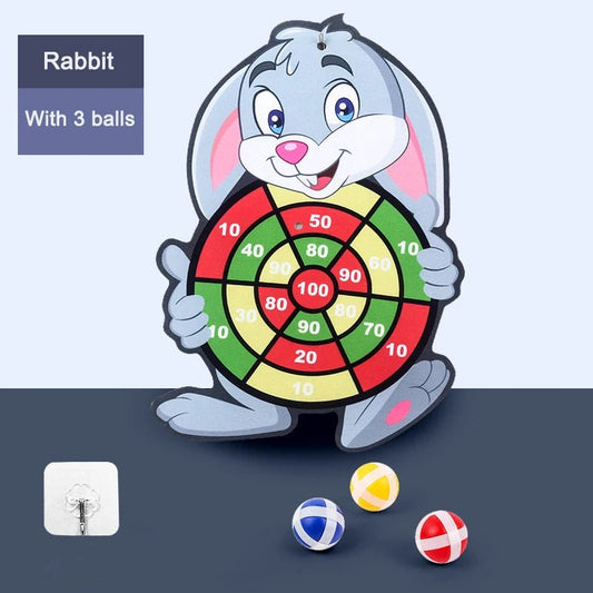 Child Educational Games Dart Board Baby Toy Stickey Ball - BabyHaven