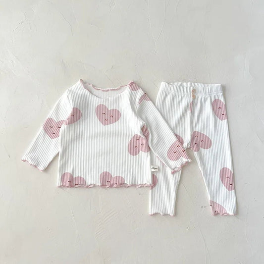 Spring Baby Set Dot Print Infant Girls Sleeper - BabyHaven