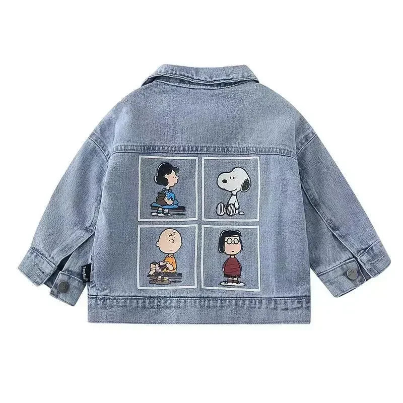 Snoopy Denim Jacket Spring New Children's Top - BabyHaven