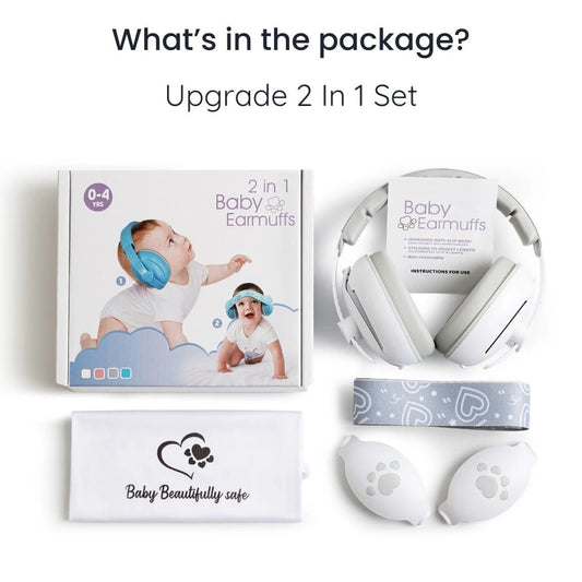 Infant Earplugs Hearing Protection Noise Canceling Headset - BabyHaven
