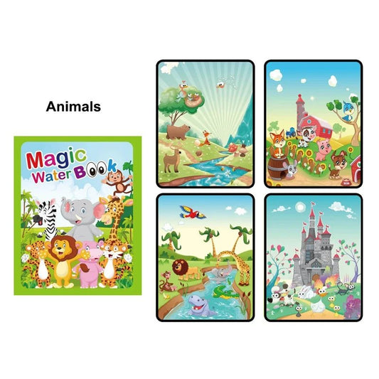 Coloring Books Baby Magic Water Book Montessori Toys - BabyHaven