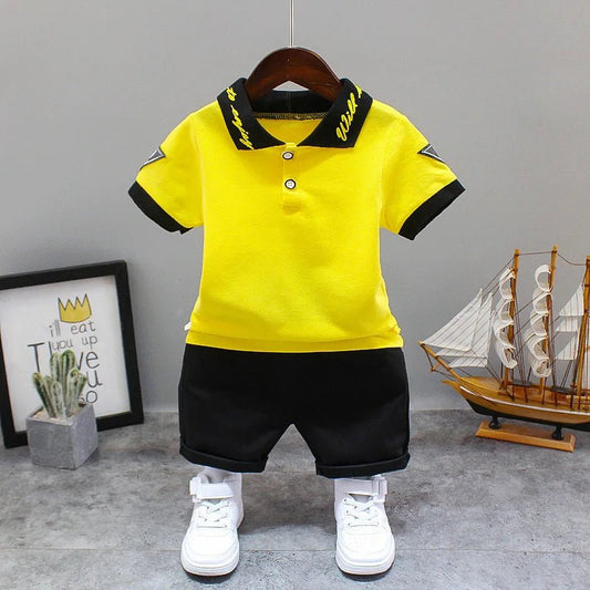 Baby Boy Summer Clothes Sets Fashion Tops and Shorts - BabyHaven