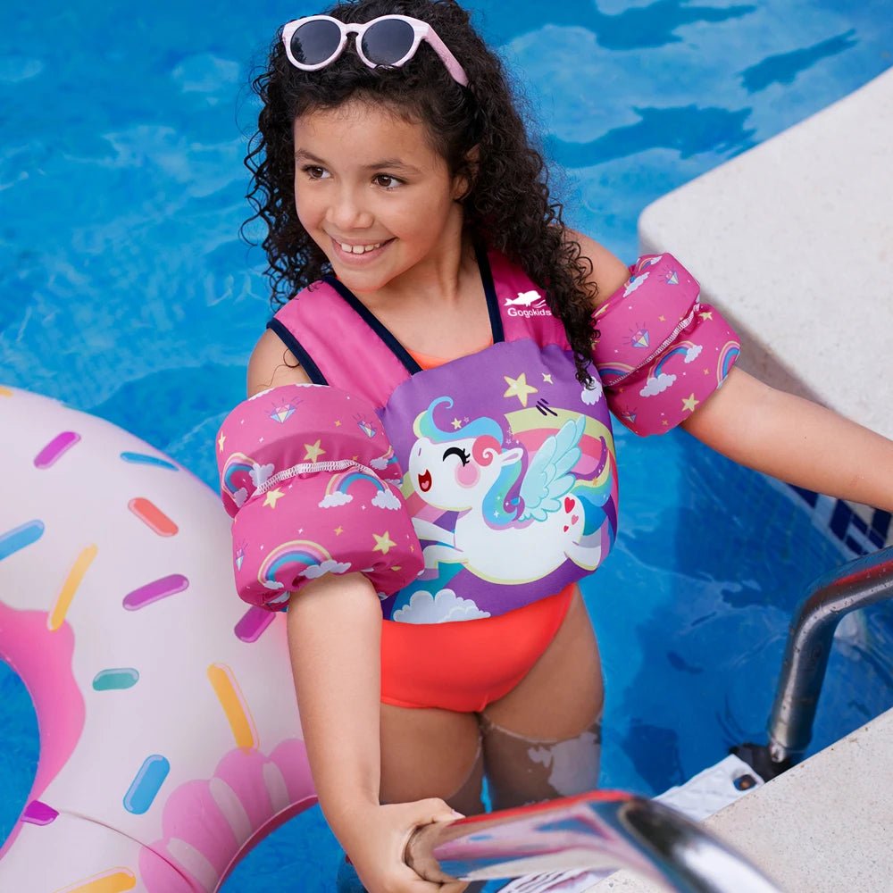 Swim Buoyancy Vest Baby Swim Vest Swimming Ring Tube For Kids Swimming Arm Rings Life Jacket Flosat Water Play Equipment - BabyHaven