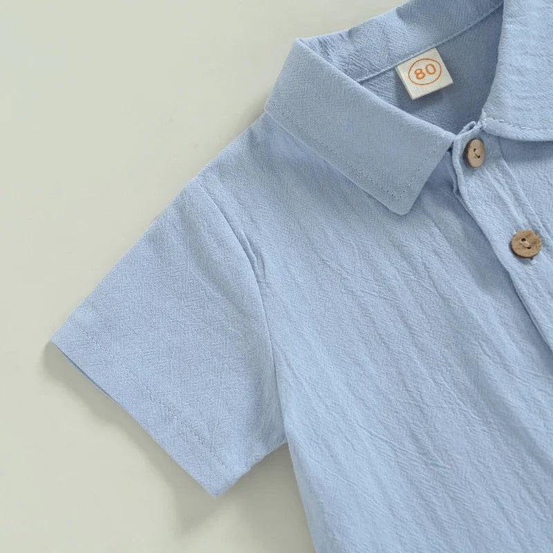 Baby Boy Summer Clothes Toddler Infant T-Shirt Shorts Set - BabyHaven