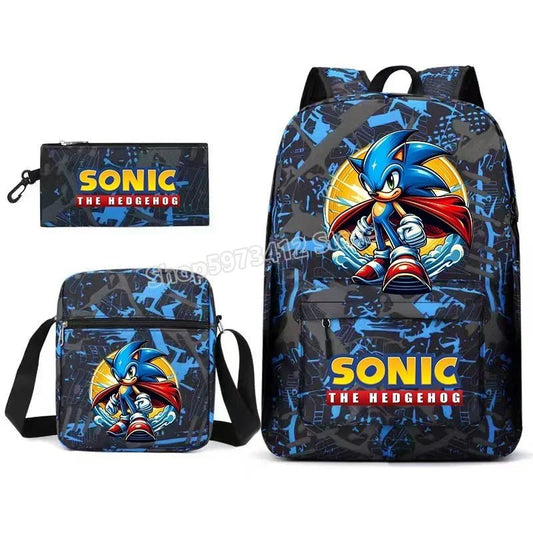 Sonics Backpack Lovely Student Schoolbag Large Capacity Knapsacks - BabyHaven