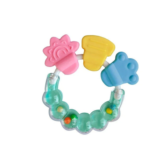Baby Fruit Style Soft Rubber Rattle Teether Toy Kid - BabyHaven