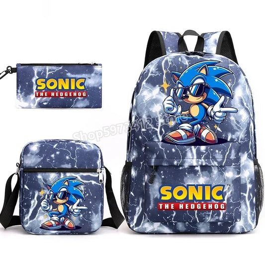 Sonics Backpack Lovely Student Schoolbag Large Capacity Knapsacks - BabyHaven