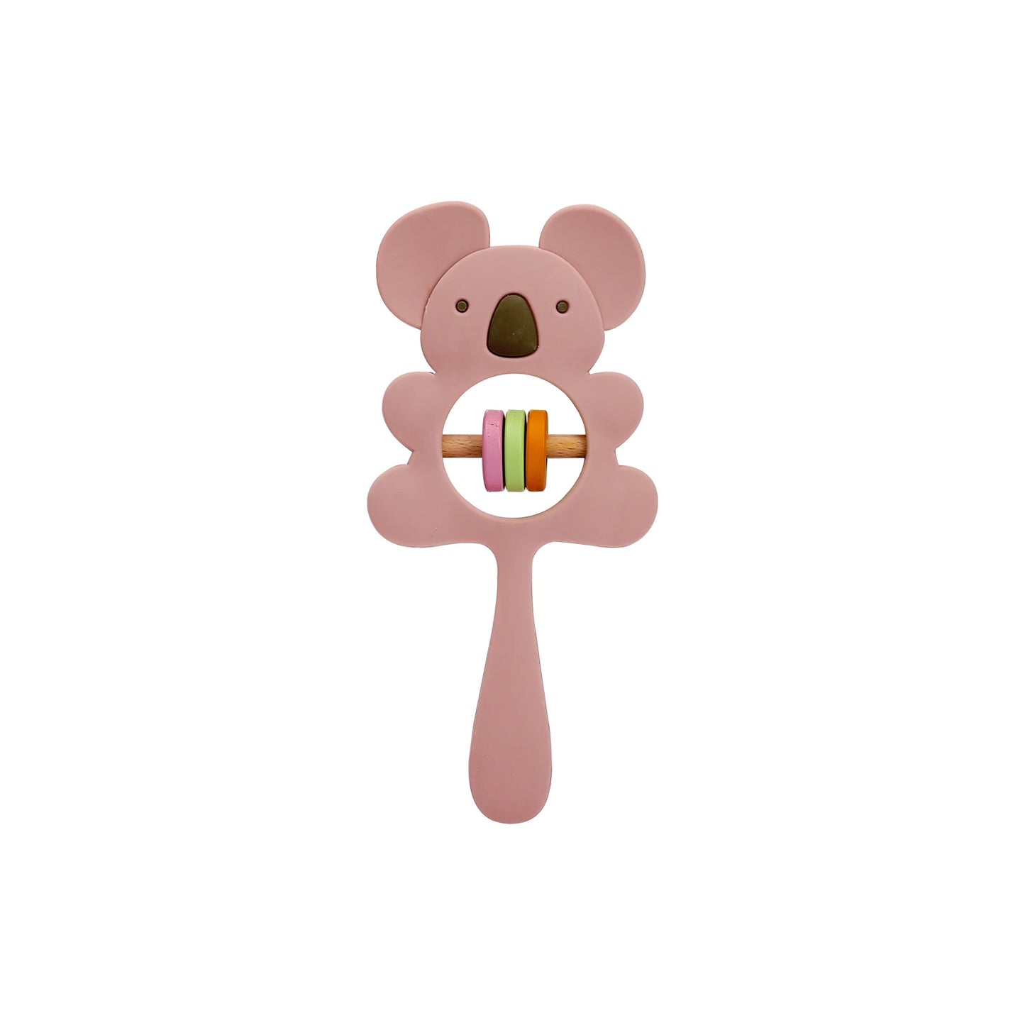 1PC Silicone Teether Koala Elephant Rattles BPA Free Toys - BabyHaven