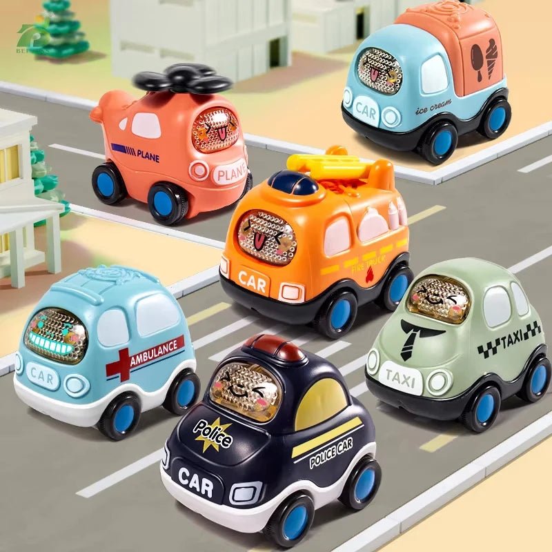 Baby Car Toys Soft Pull Back Mini Racing Cars For Kids - BabyHaven