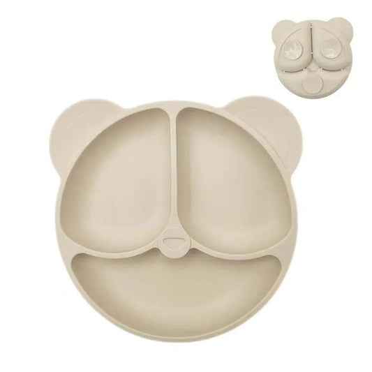 Baby Safe Silicone Dining Plate Suction Cartoon Bowl - BabyHaven