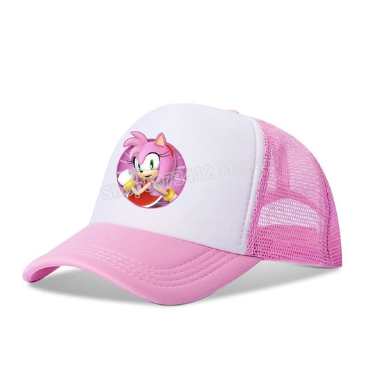 Sonics Baseball Cap Boys Adjustable Hat Amy Rose Summer Cap - BabyHaven
