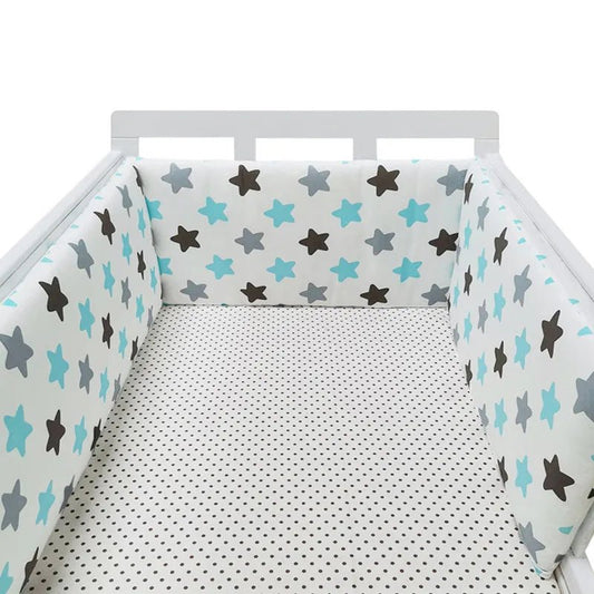 Baby Bumper Chichonera Cot Protector Infant Cotton Braid - BabyHaven