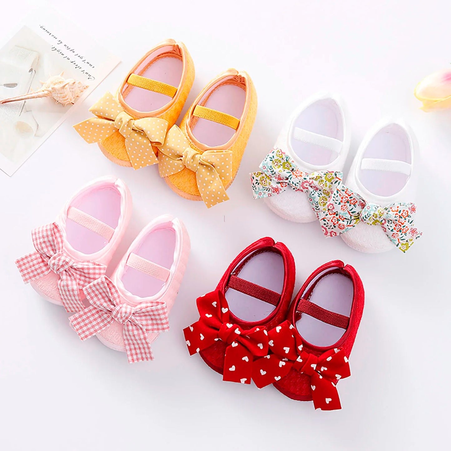 New Baby Girls First Walkers Soft Toddler Shoes - BabyHaven